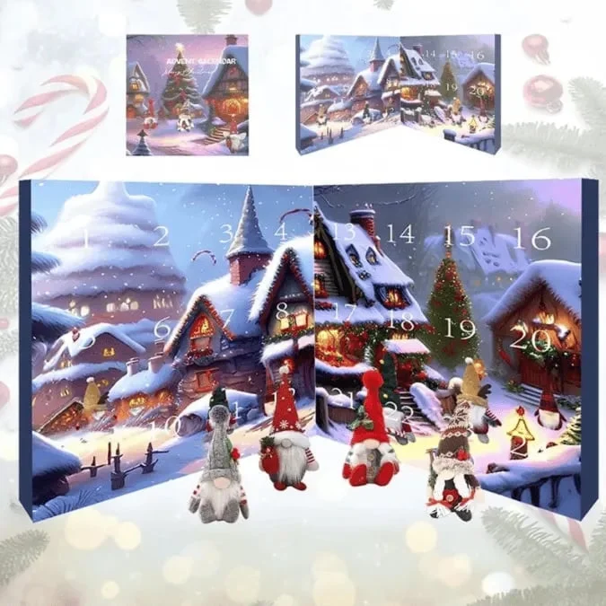 This Week Special Sale 40% OFF🎅2024 Christmas Gnome Advent Calendar
