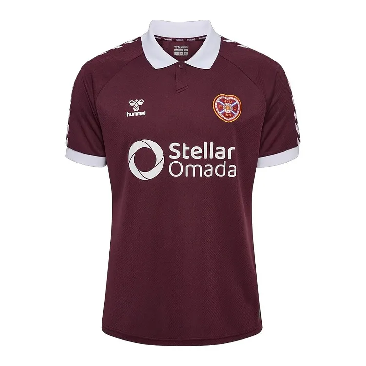 【S~4XL】Hearts 26/27 Home Football Jersey 1:1 Thai Quality