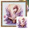 【Limited Stock Sale】Full Embroidery Cotton Thread 11CT Print Flying Dragon Book Cross Stitch 60x60cm tapestrymarket