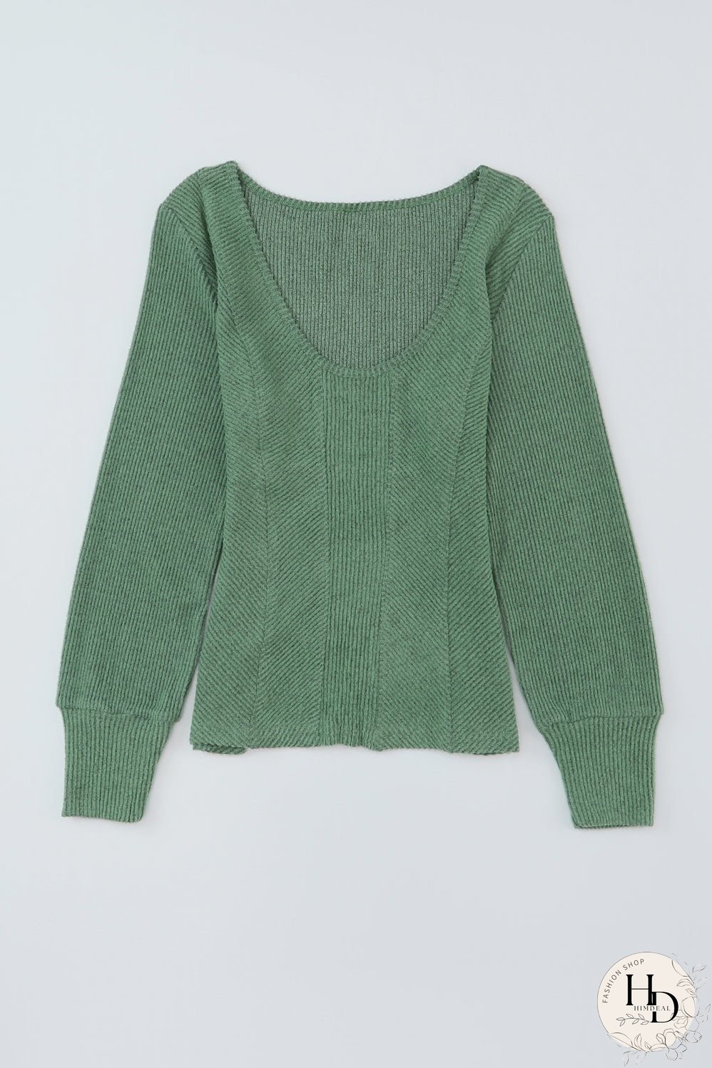 Spring Green Knit Top