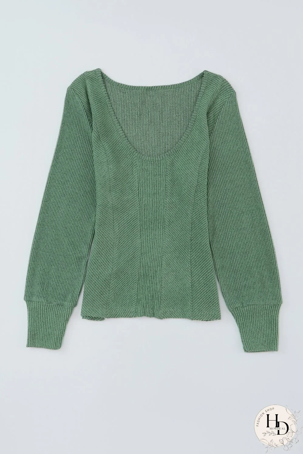 Spring Green Knit Top