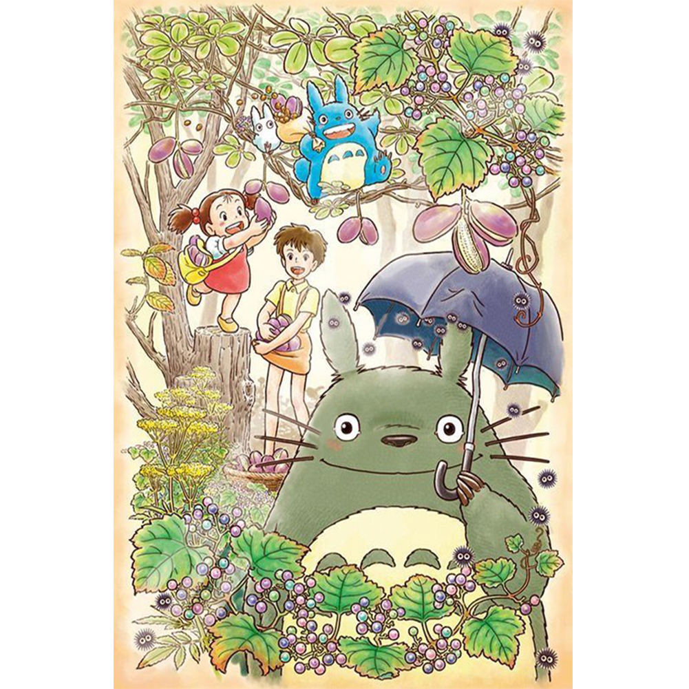 My Neighbor Totoro 40*60cm(canvas) full round drill diamond painting