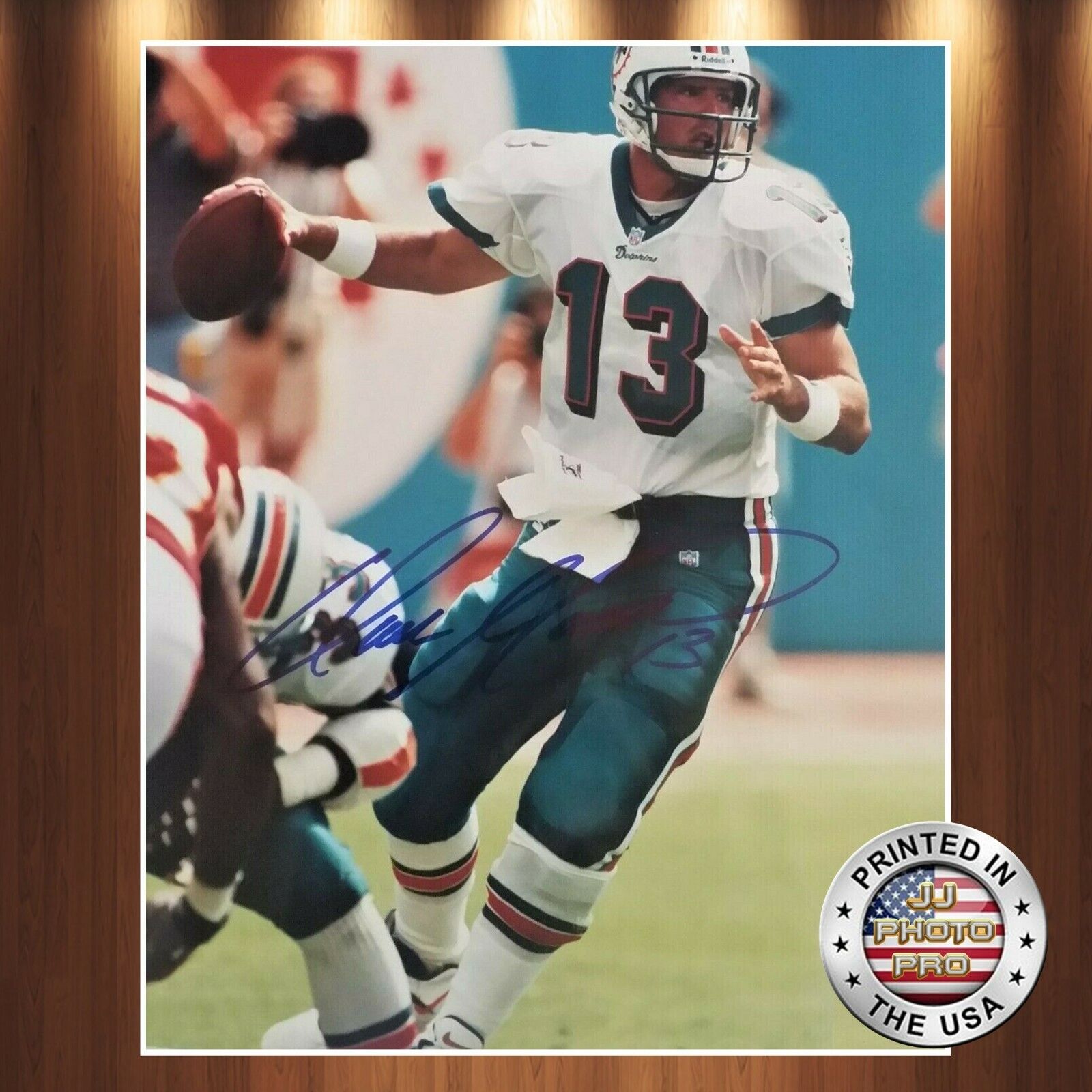 Dan Marino Autographed Signed 8x10 Photo Poster painting (HOF Dolphins) REPRINT