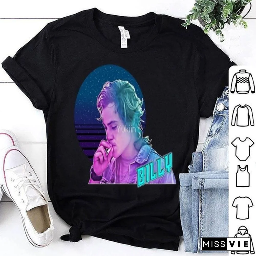 Billy Stranger Things Shirt, Shortsleeve T-Shirt