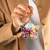 6Pcs DIY Diamond Painting Butterfly Keychain