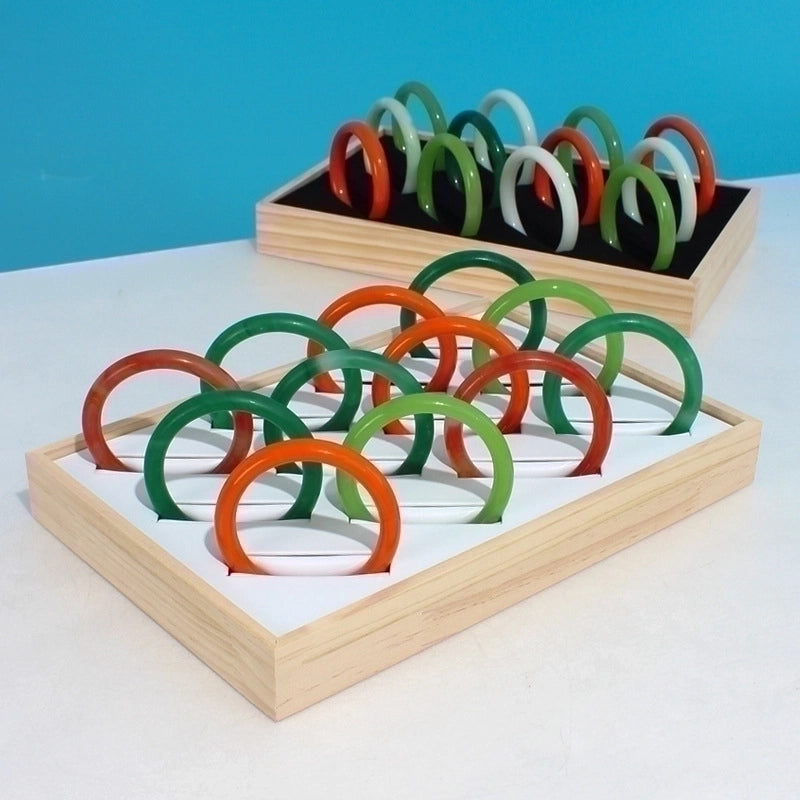 Fashion New Solid Wood Bracelet Jewelry Display Box