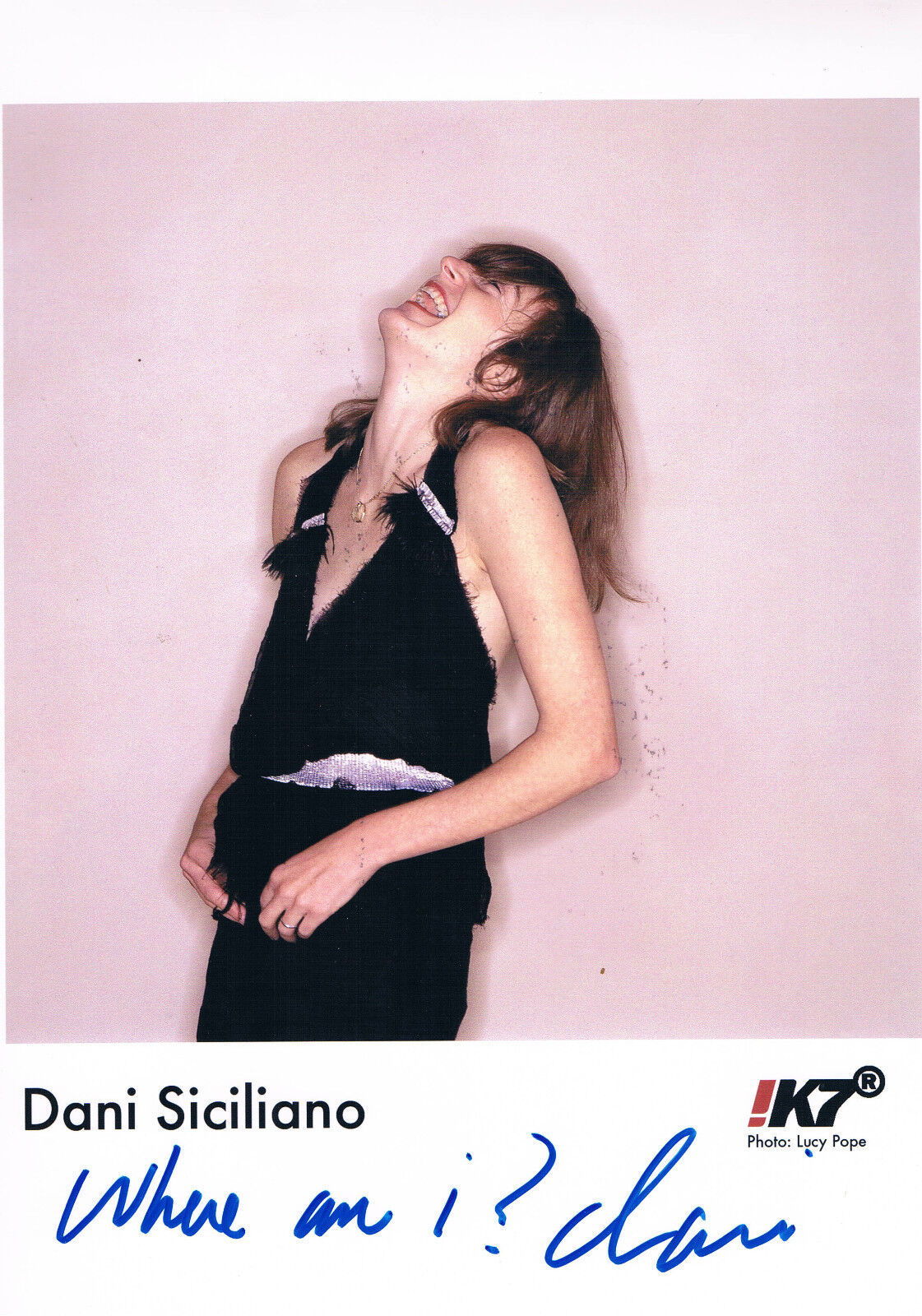 Dani Siciliano autograph 8x12