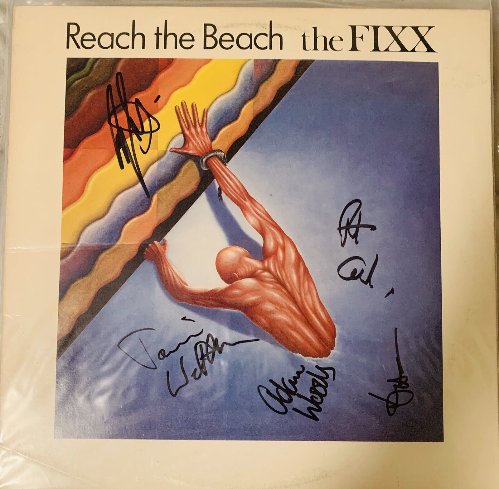 The Fixx Signed Vinyl Record Lp Auto