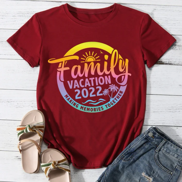 Family vacation 2022 T-shirt Tee-013700