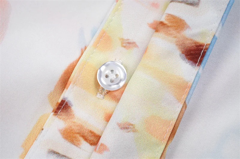 Casablanca 2023 new silk long-sleeved shirt