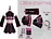 [Wetrose] 2.5 Dimensional Seduction Liliel Lillyel Lilysa Nigoriri Milliela Cosplay Costume Wings Wig Full Set