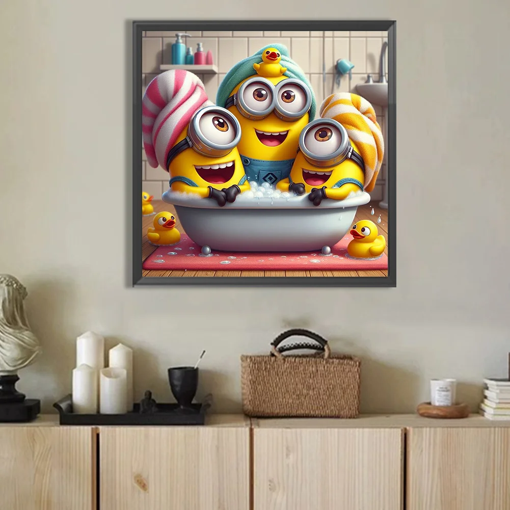 Diamond Painting - Full Round Drill - Minions(Canvas|40*40cm)