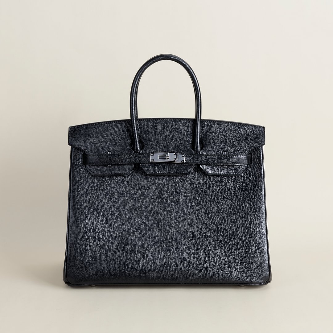Birkin 35cm Chevre 89 Noir PHW