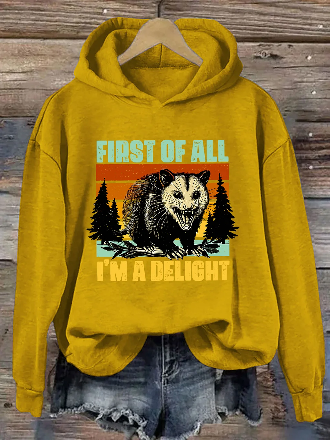 First Of All I'm A Delight Hoodie