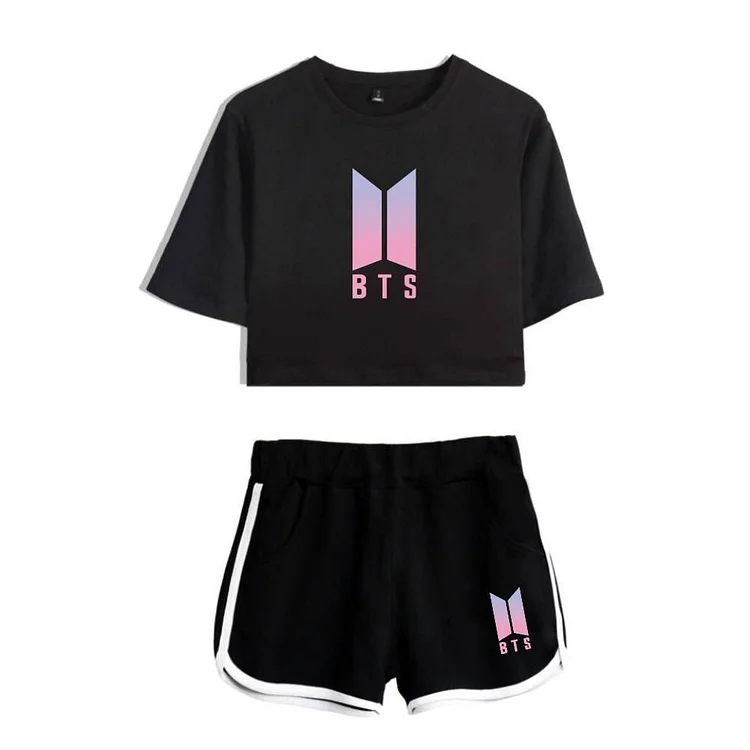 방탄소년단 T-shirt Shorts Suit