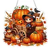 Autumn DIY Diamond Painting Acrylic Special Shape Pendant Hanging Kit