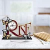 Diamond Painting Acrylic Butterfly Letter Clock Ornament