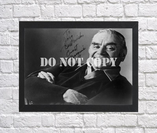 Ernest Borgnine Autographed Signed Print Photo Poster painting Poster A4 8.3x11.7