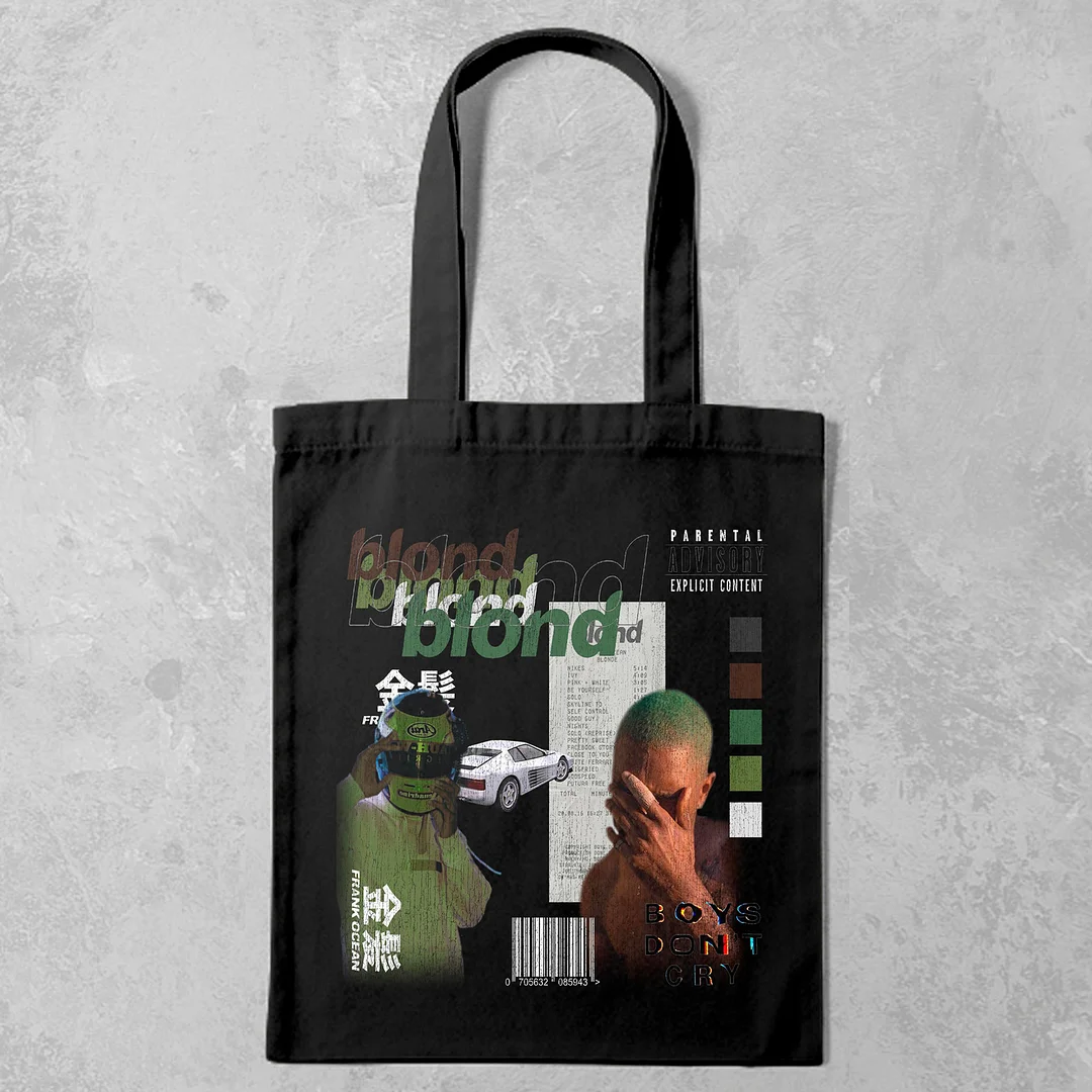Personalized Frank Ocean Blonde Printed Canvas Bag