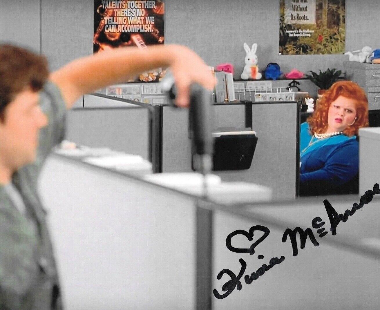 * KINNA MCINROE * signed 8x10 Photo Poster painting * OFFICE SPACE * NINA * COA * 6