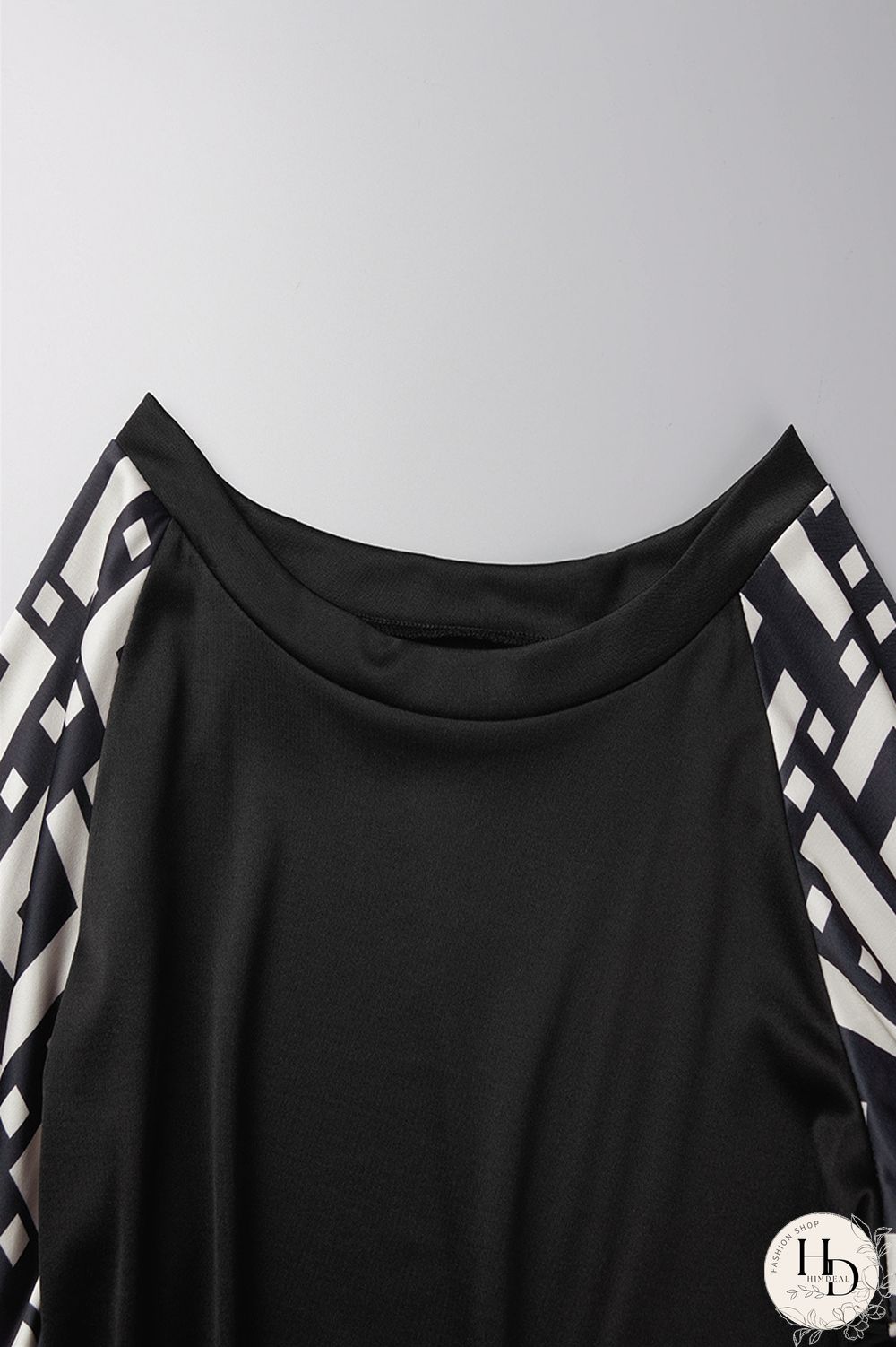 Burgundy Sexy Casual Print Patchwork Contrast O Neck Long Sleeve Two Pieces