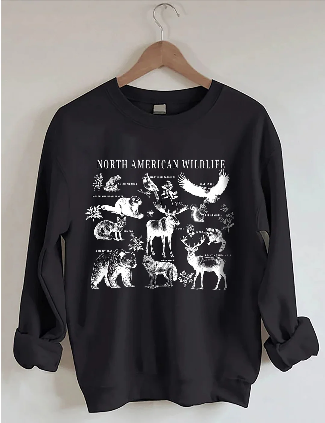  North American Wildlife Sweatshirt