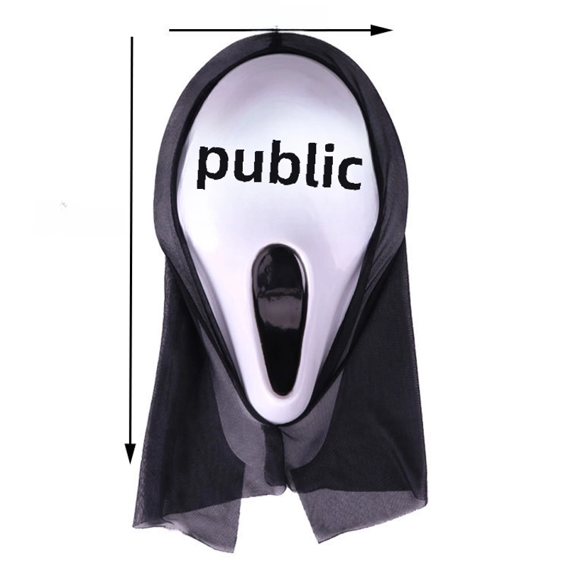 Halloween Horror Mask Party Masquerade Whole Person Grimace Scream Pullover Mask Skeleton Ghost Mask