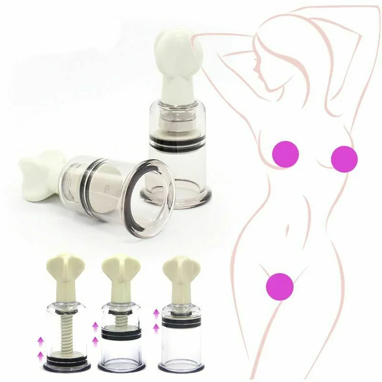 2Pcs/lot 1.8CM Breast Nipple Sucker Nipple Pussy Clitoris Massager Pump Sex - Pornhint