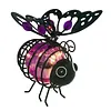 In-Sect Simulation Light with Elastic Spring Lights Decorations Figurine Solar Hanging Flying Insects Lamp for Outdoor