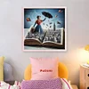 (Stamped/Counted) Movie Characters In The Book-11CT Cross Stitch 50*50cm/19.69*19.69in tapestrymarket
