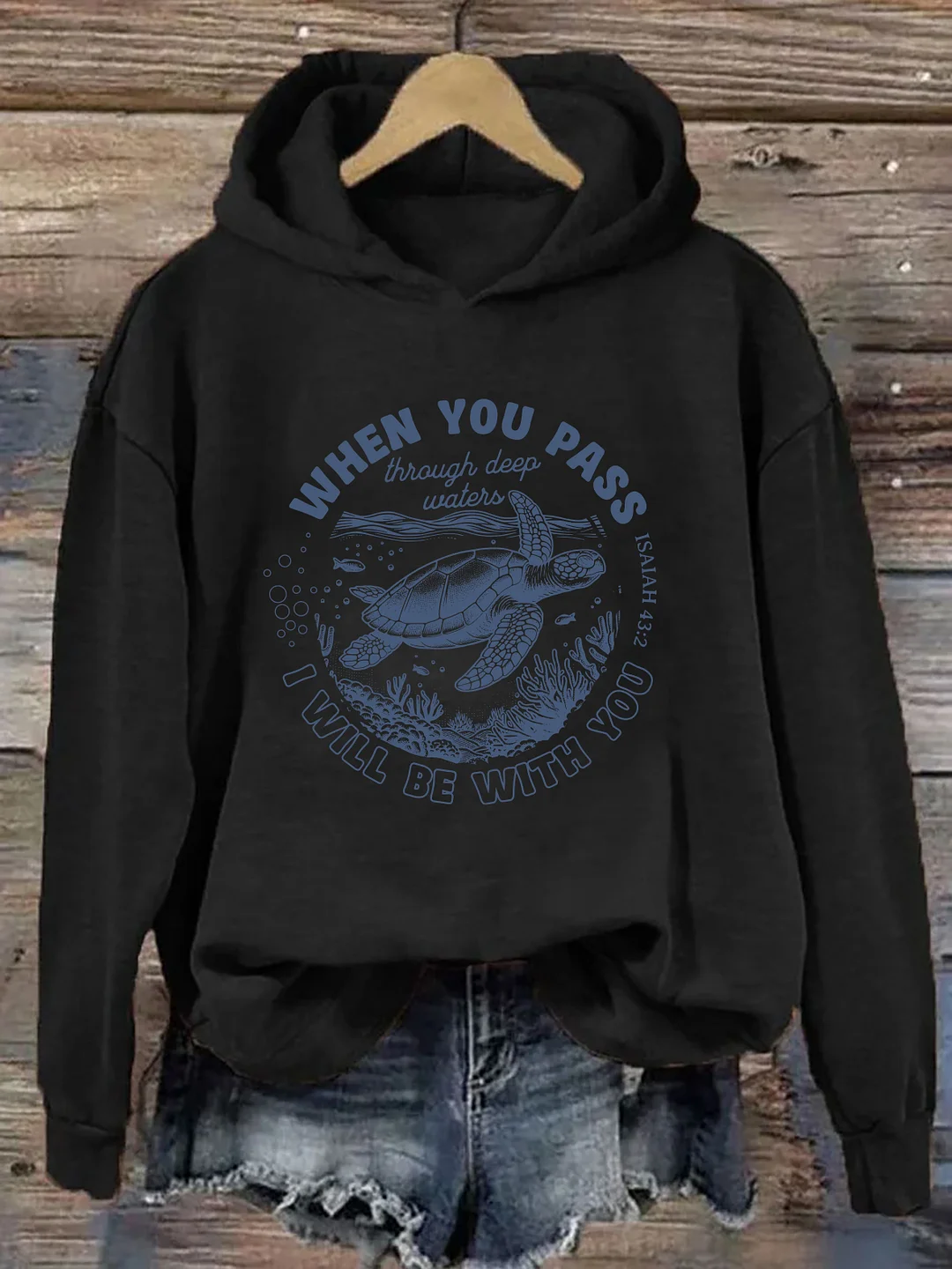 When You Go Through Waters Hoodie