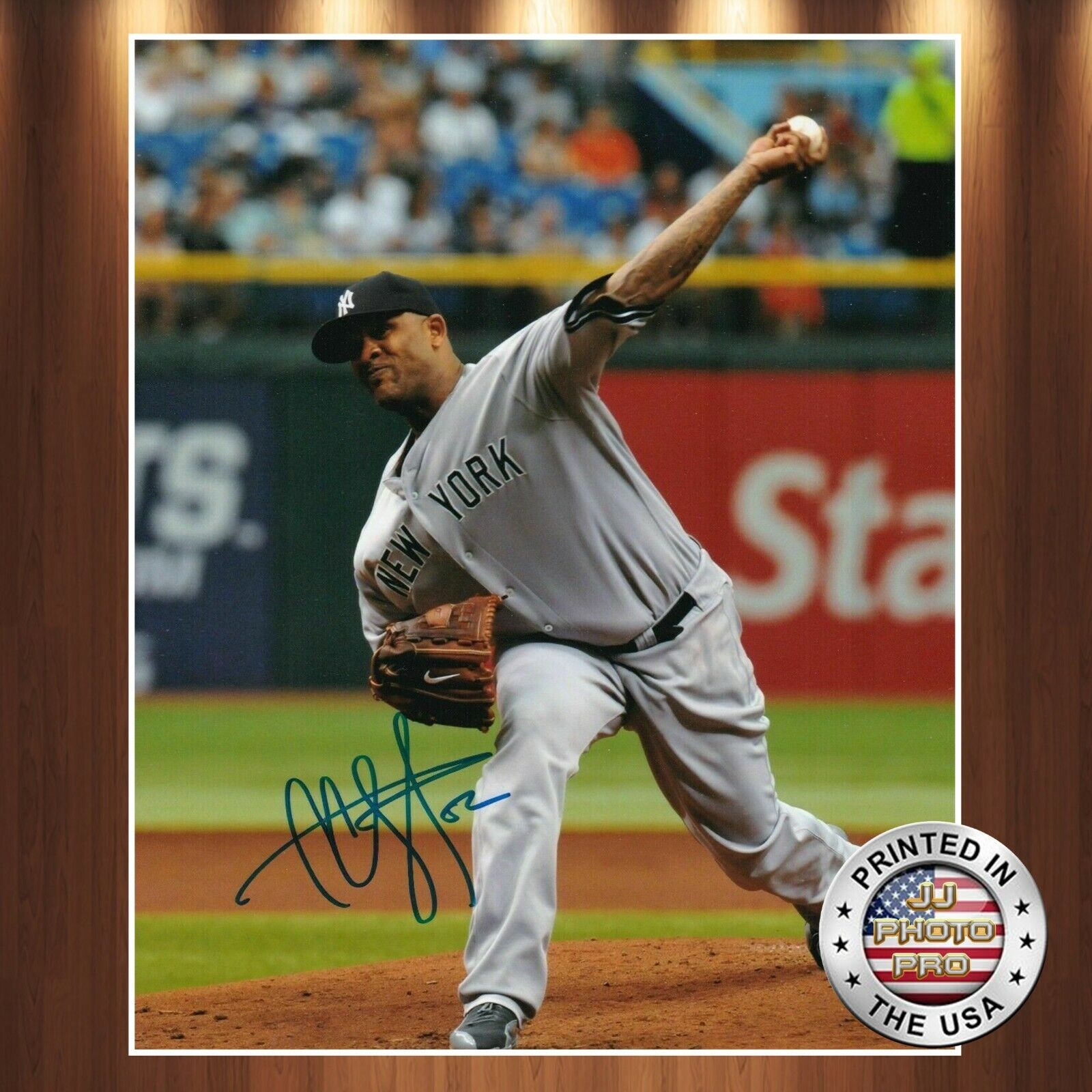 CC Sabathia Autographed Signed 8x10 Photo Poster painting (Yankees) REPRINT