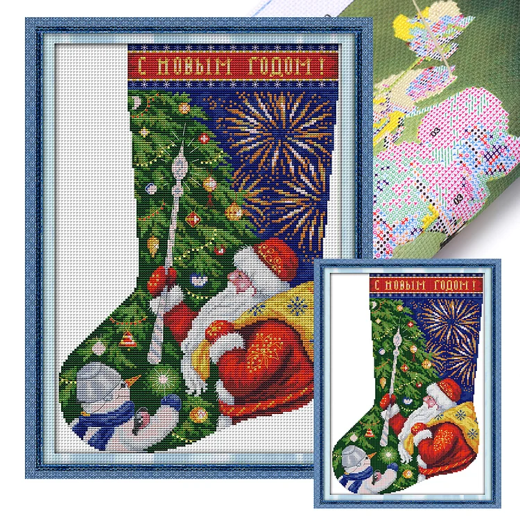 Fairytale Christmas Stocking Cross Stitch Kit