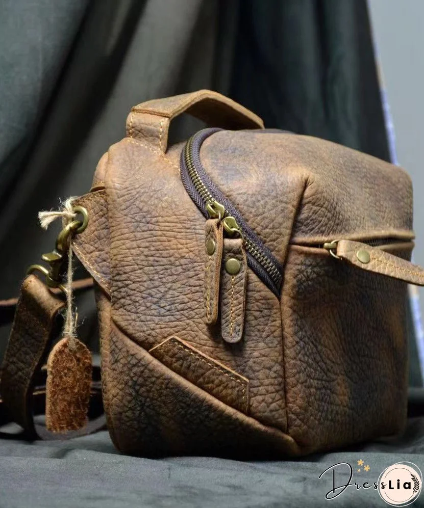 Original New Durable Cowhide Crossbody Bag