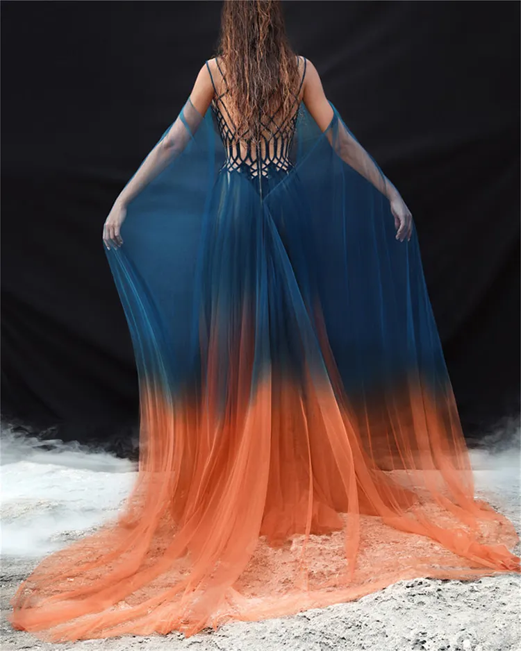 Pure Color Hollow Lace Stitching Dress