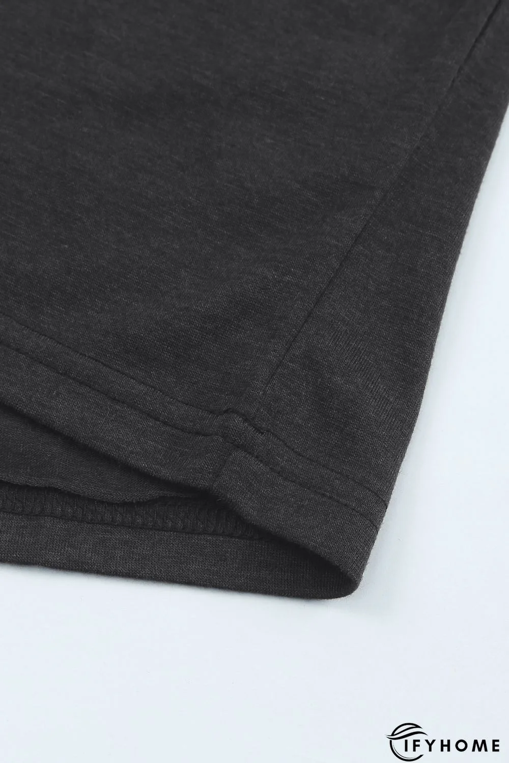 Gray Solid Basic Crewneck Short Sleeve Men\'s T-shirt | IFYHOME