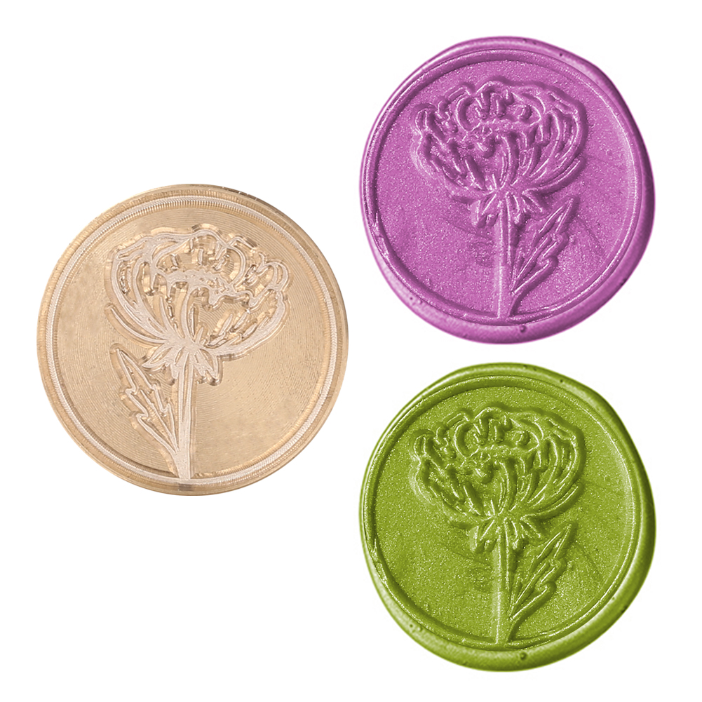 

25mm Flower Sealing Wax Stamp Head - Wax Seal Stamp, 501 Original