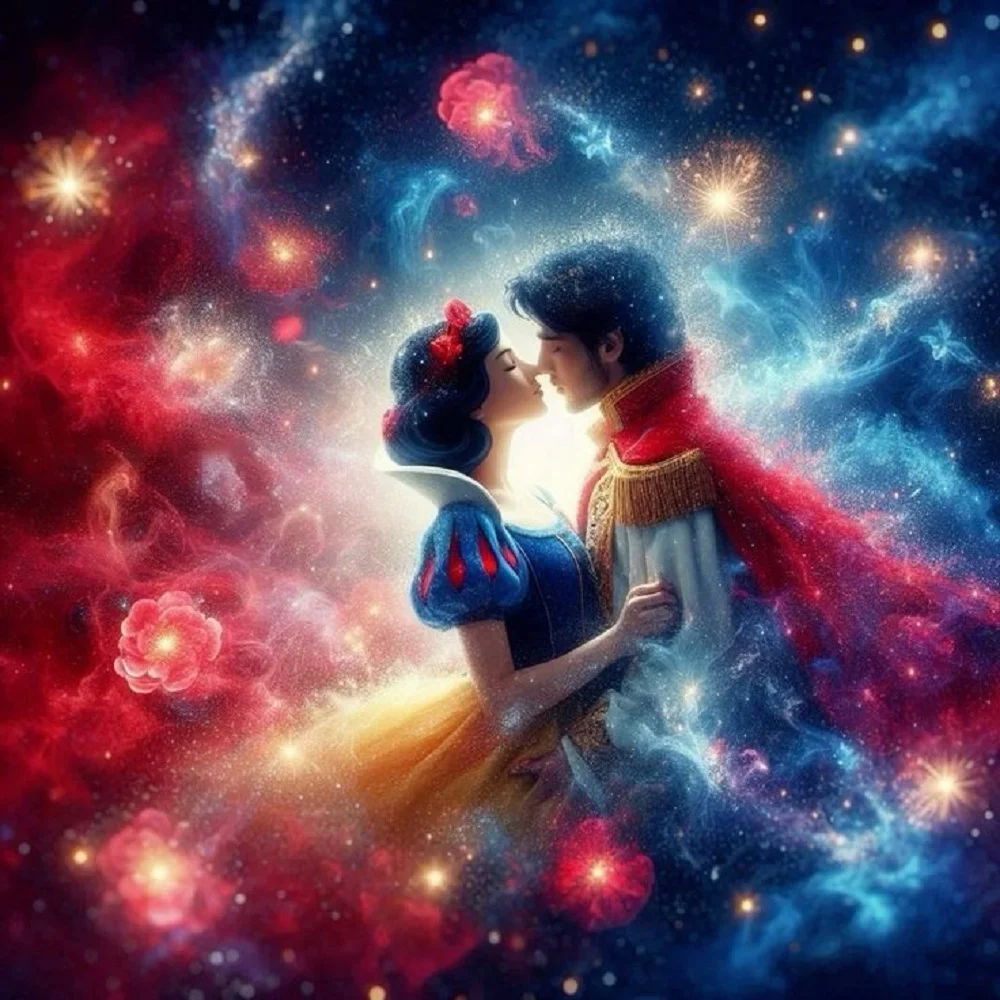 Diamond Painting - Full Round Drill - Snow White Prince(Canvas|40*40cm)