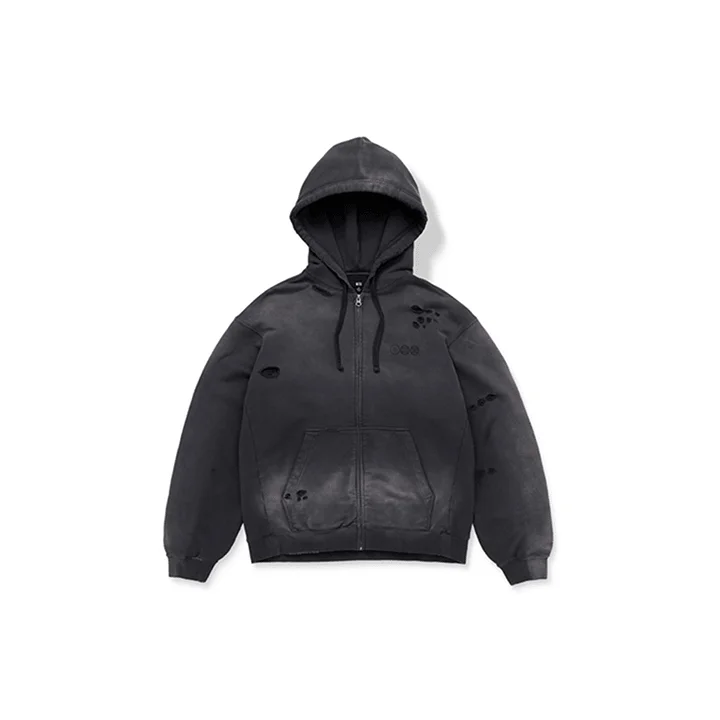 BTS ARIRANG World Tour Zip-up Hoodie (Charcoal)