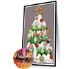 Diamond Painting-DIY Crystal Rhinestone Winter View Xmas Tree(30x50cm)