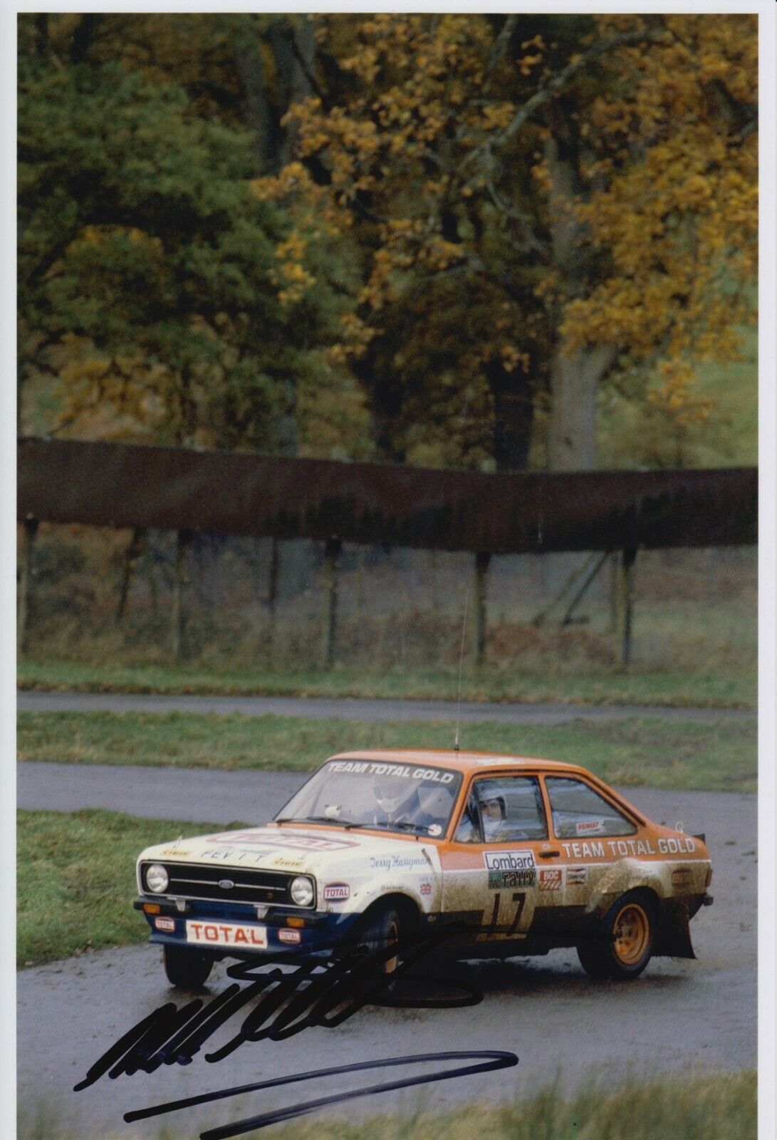 Malcolm Wilson Hand Signed 12x8 Photo Poster painting - Rally Autograph 2.