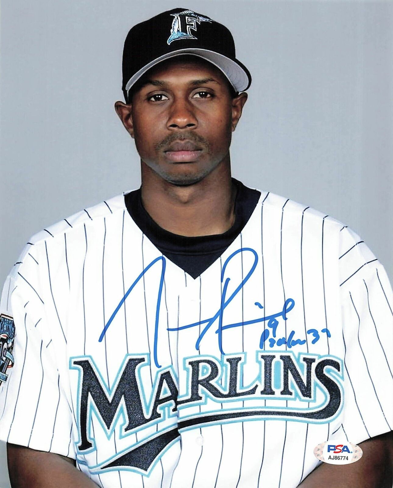 JUAN PIERRE signed 8x10 Photo Poster painting PSA/DNA Florida Miami Marlins Autographed