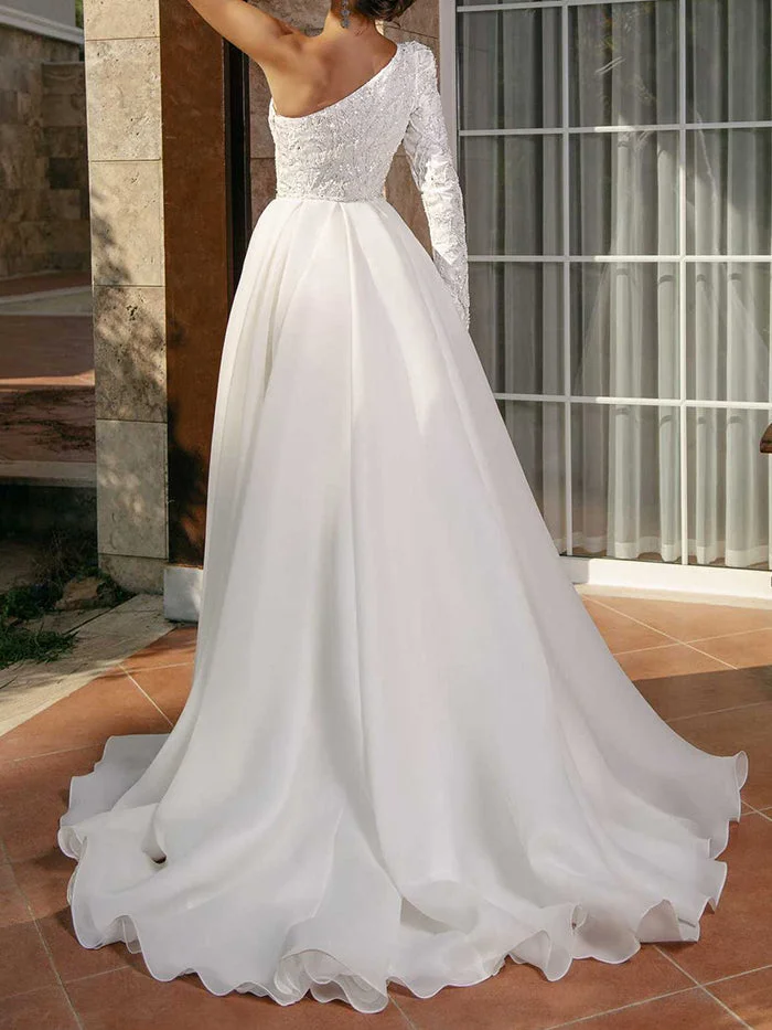 One-shoulder Slim Dress