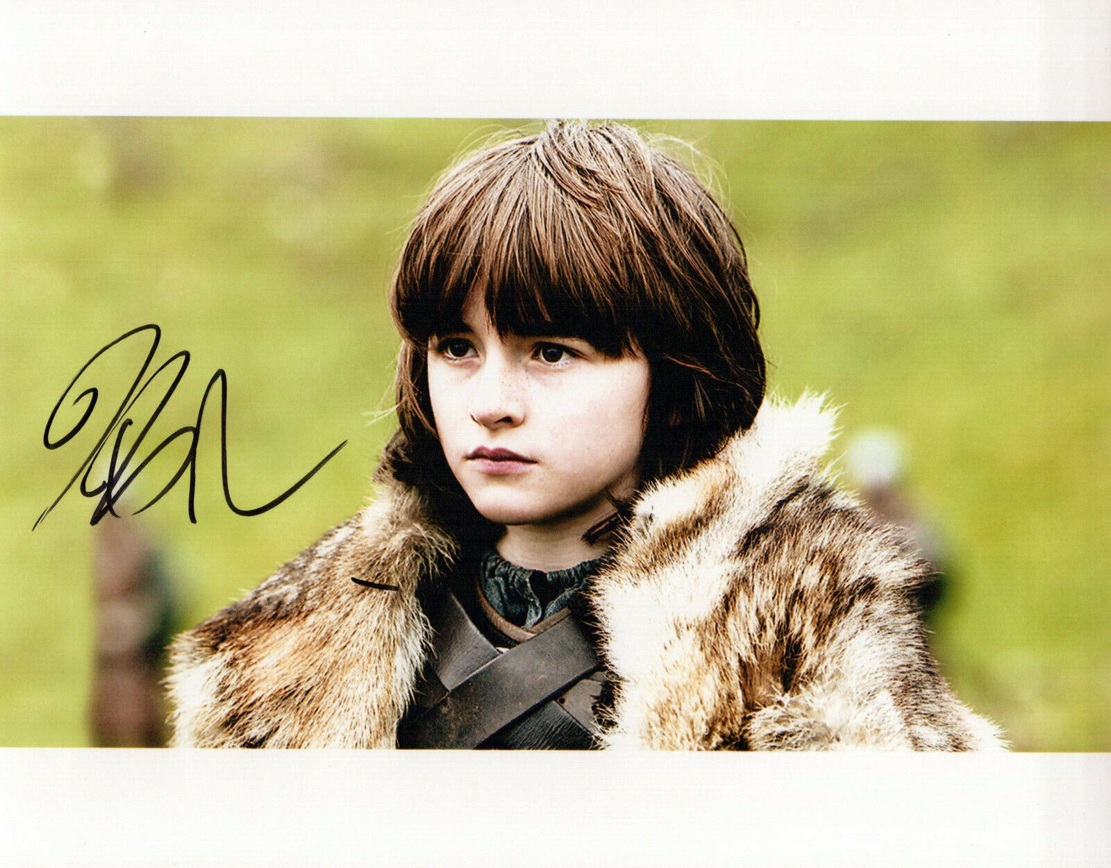 Isaac Hempstead Wright Game Of Thrones autographed Photo Poster painting signed 8x10 #4 Bran