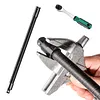1/2 Inch Bendable Soft Connecting Rod Anti-Rust Ratchet Spanners Connecting Rod Non-Slip Wrench Extension Drive Adapter for Repair/Maintenance/Workshop/DIY (Black Long Rod)
