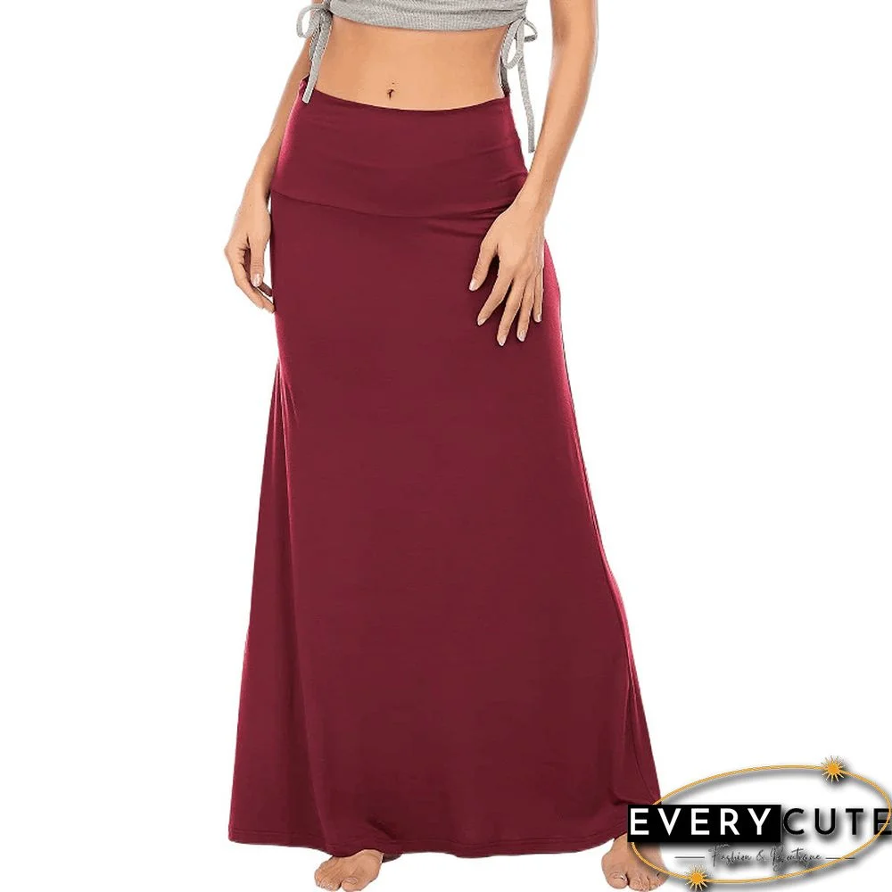 Red Drop Dead Gorgeous Maxi Skirt