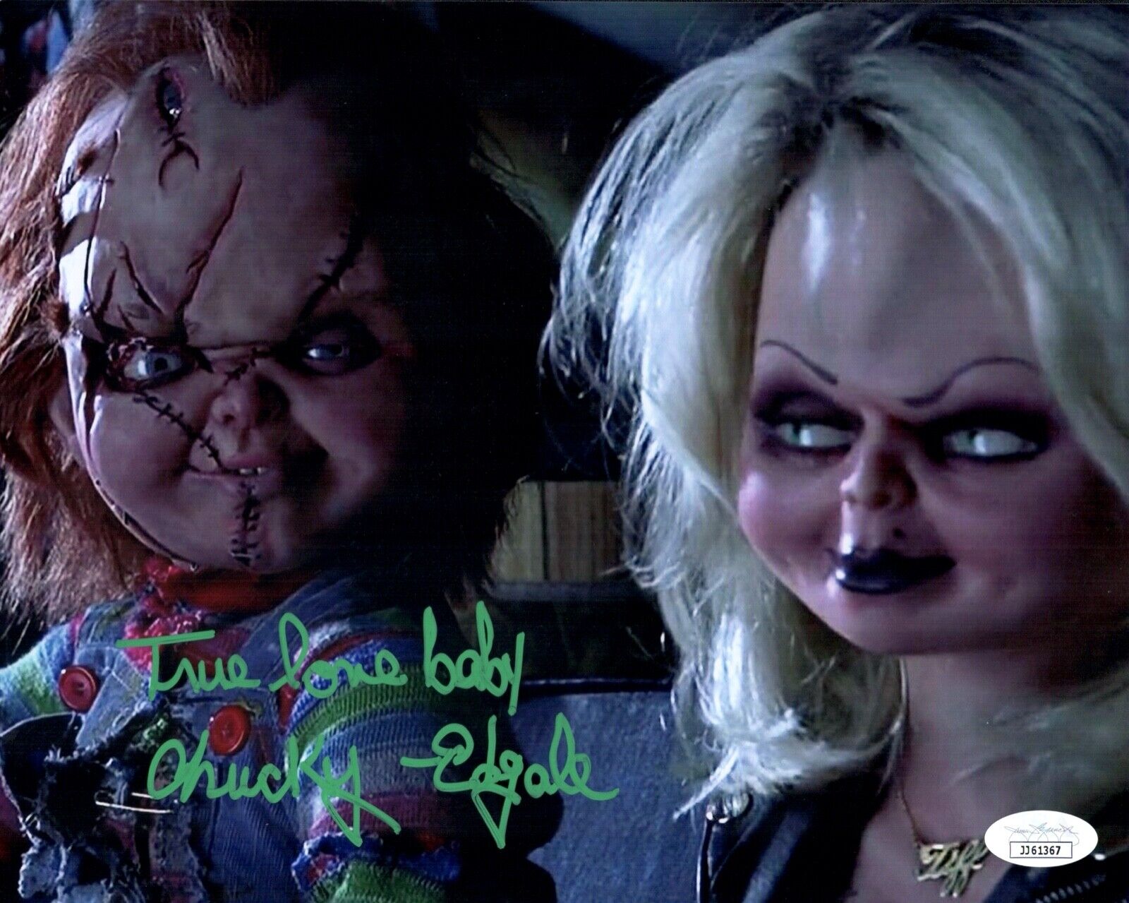 ED GALE Signed BRIDE OF CHUCKY 8x10 Photo Poster painting Child's Play Autograph JSA COA Cert