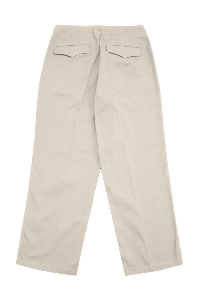   Luftwaffe German Summer HBT Off-White Drill Trousers German-Uniform
