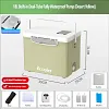 Mini fishing box with oxygen pump, fish and shrimp tank, live fish tank, oxygenated, thickened and insulated, suitable for sea fishing
