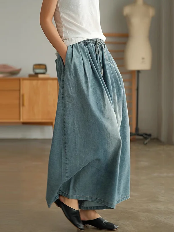 Discover Timeless Elegance with Original Empire Wide Leg Jean Pants
